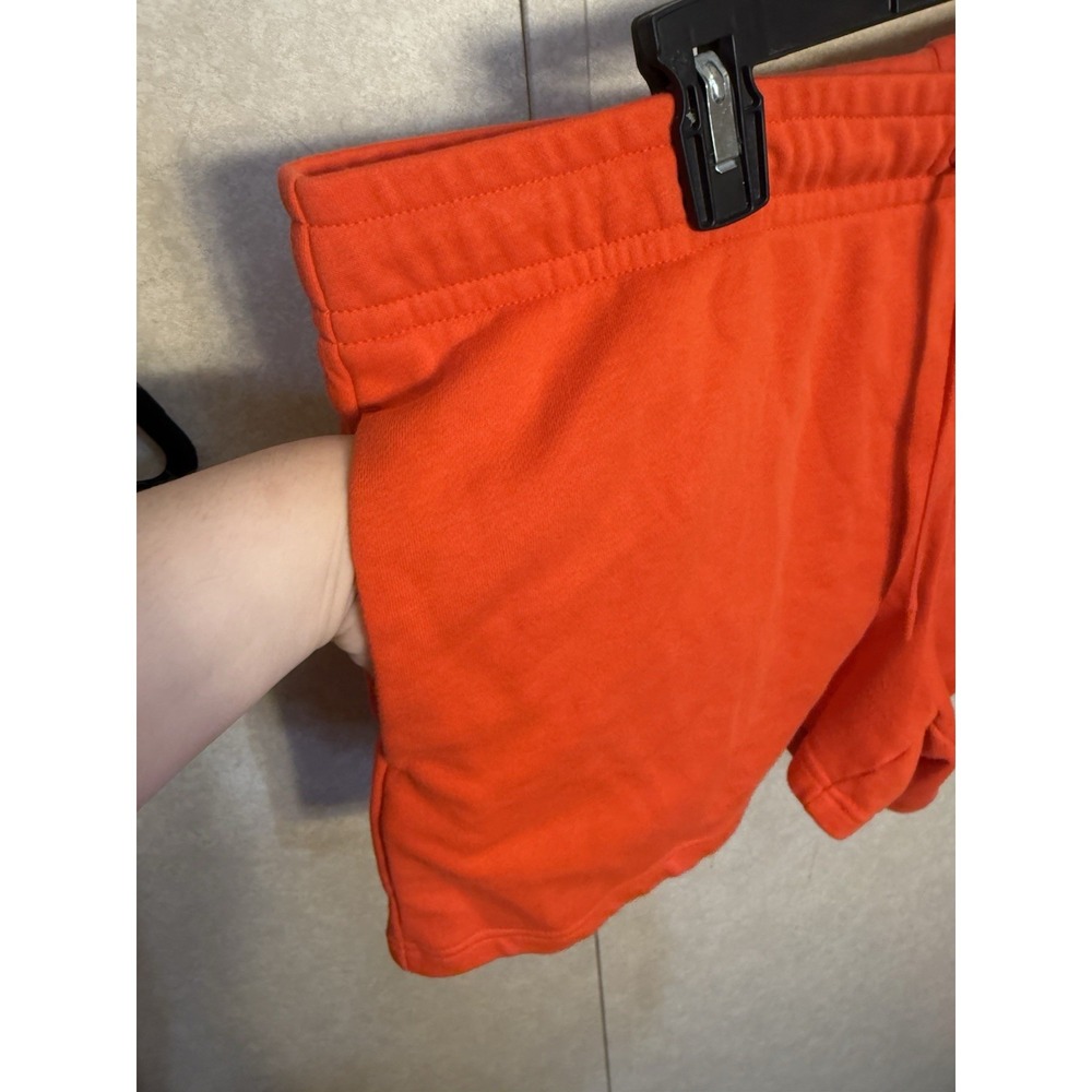 Nike Sportswear Club Fleece Shorts Women's XL Orange Drawstring Lounge Casual - Picture 5 of 14